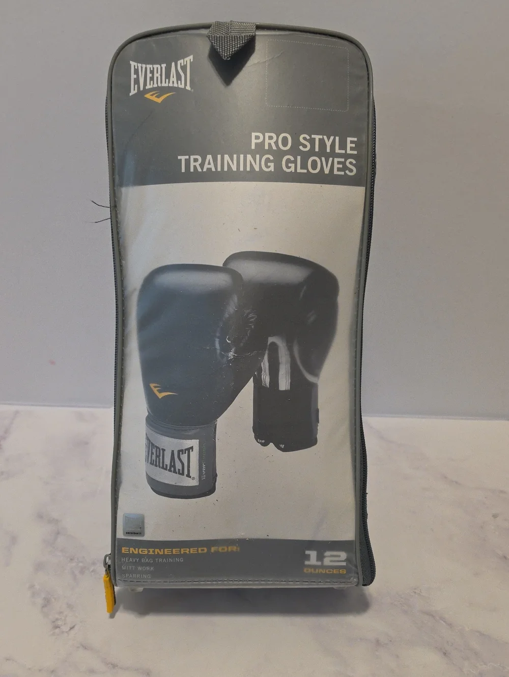 Everlast Black and Silver Pro Style Training Gloves